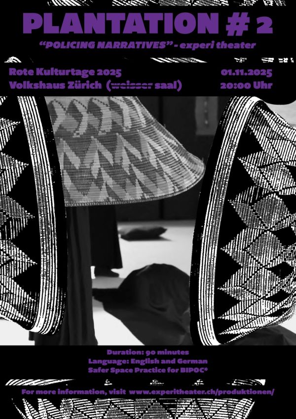 RKT Event Cover Picture for PLANTATION # 2 Policing Narratives – a decolonial performance by experi_theater